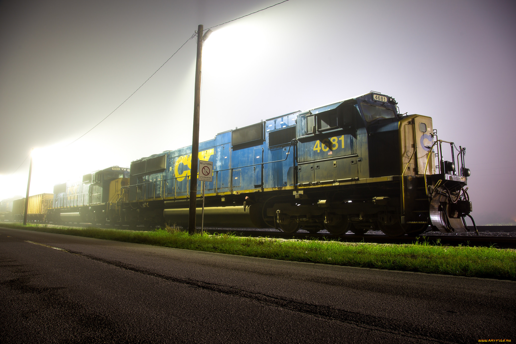 техника, поезда, локомотив, состав