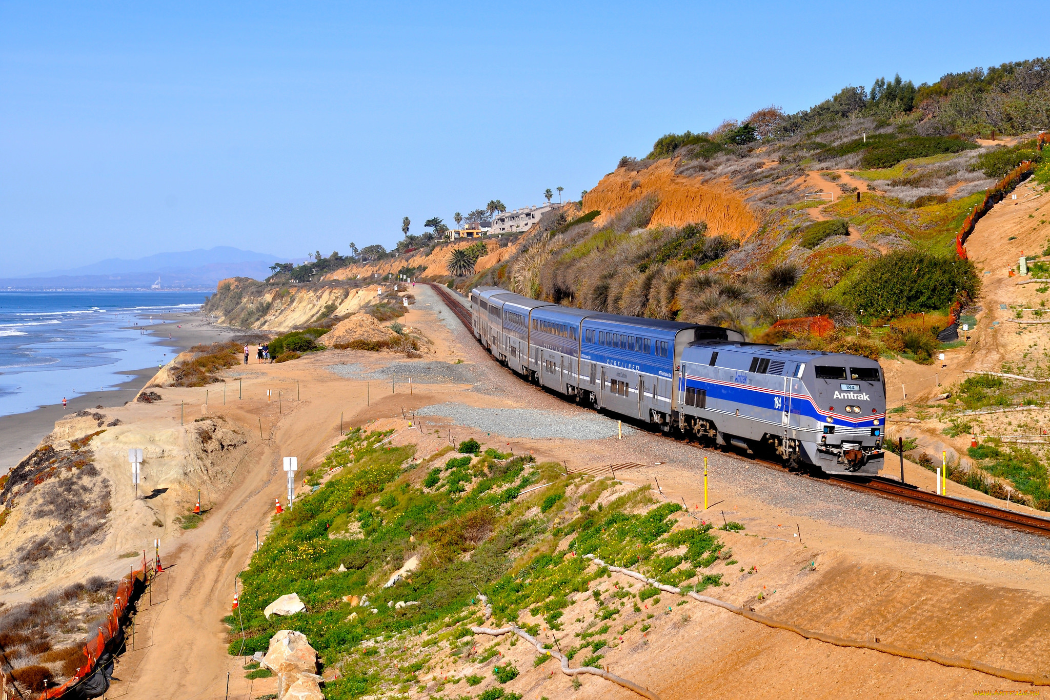 техника, поезда, локомотив, состав