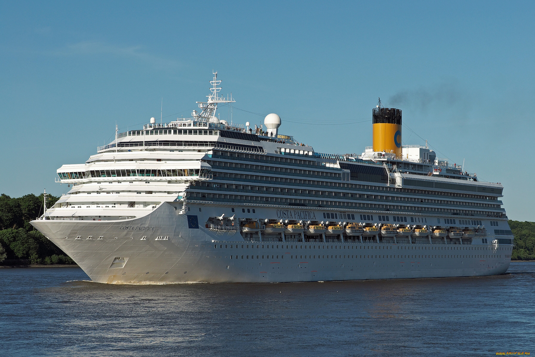 корабли, лайнеры, круиз, лайнер