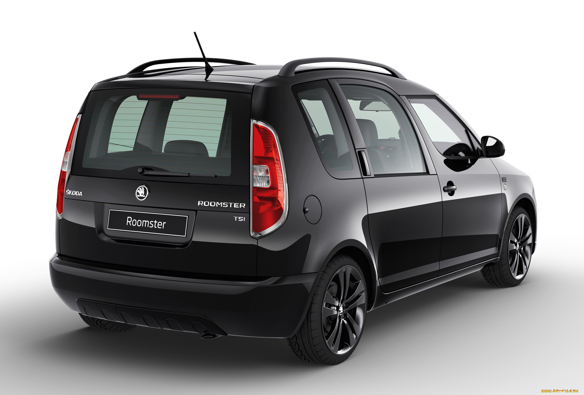 skoda, roomster, noire, 2013, автомобили, skoda, roomster, noire, 2013, чёрный