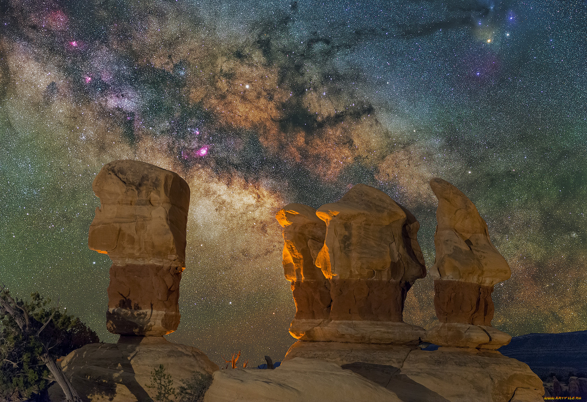 природа, горы, простор