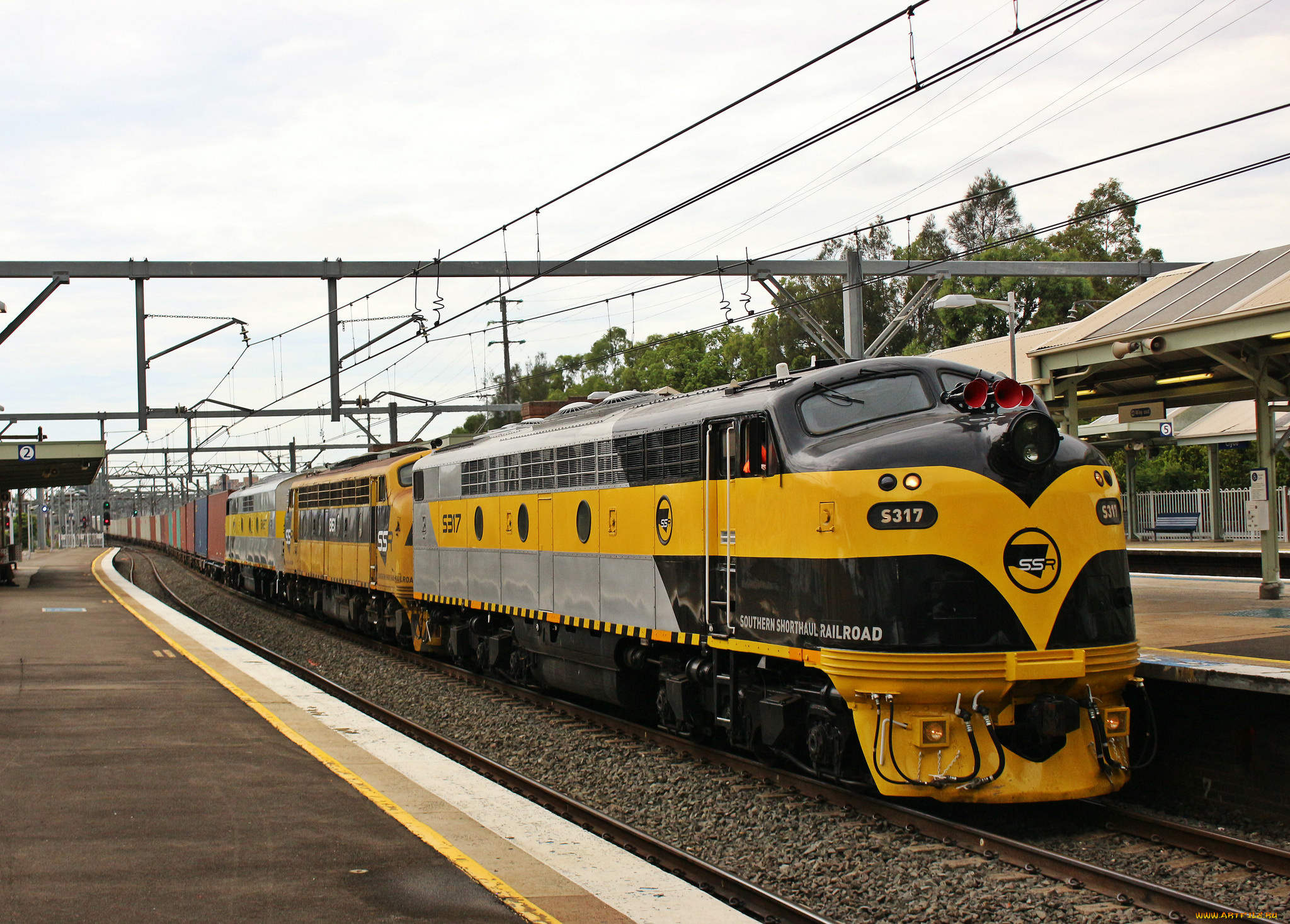 техника, поезда, локомотив, состав