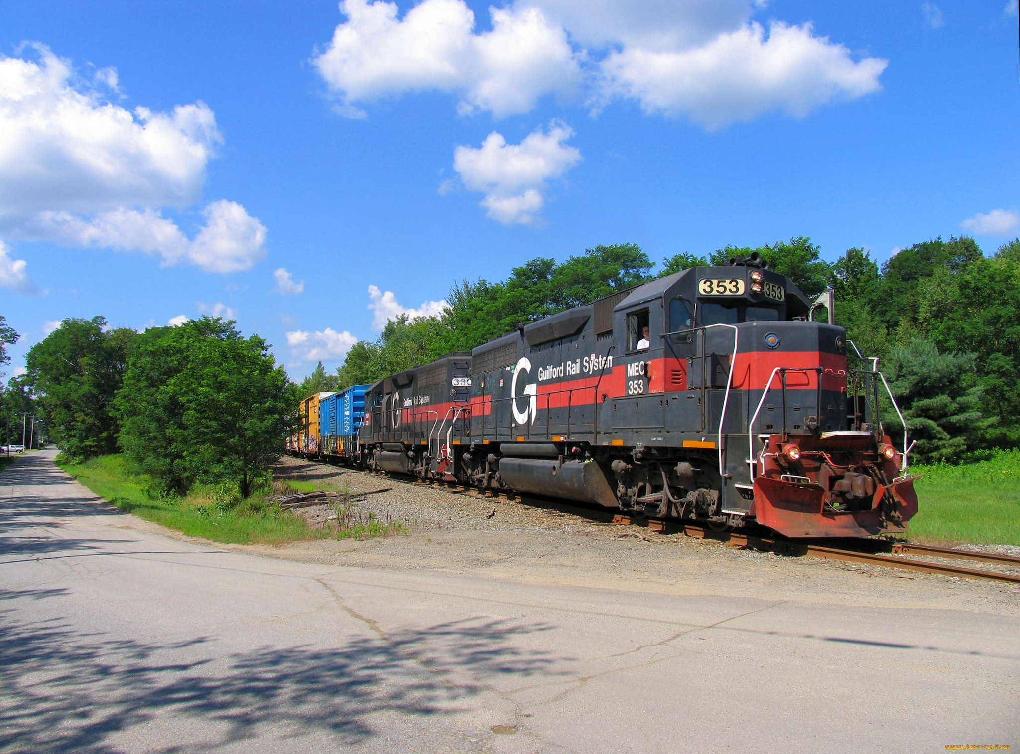 техника, поезда, локомотив, состав