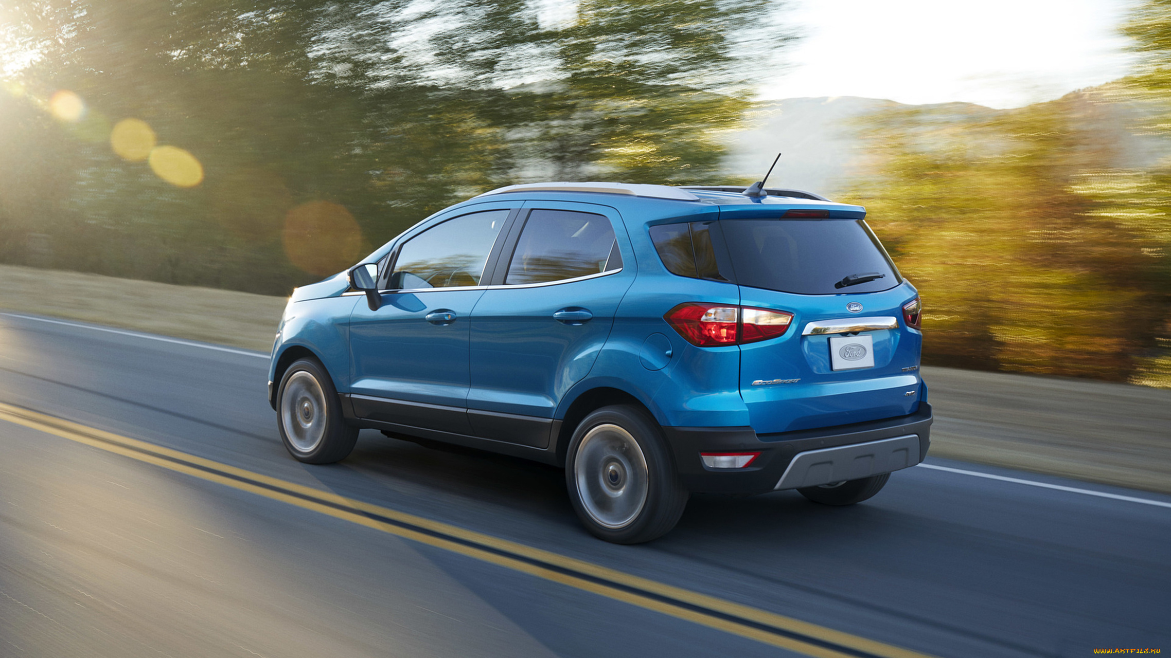 ford, ecosport, 2018, автомобили, ford, ecosport, 2018, blue