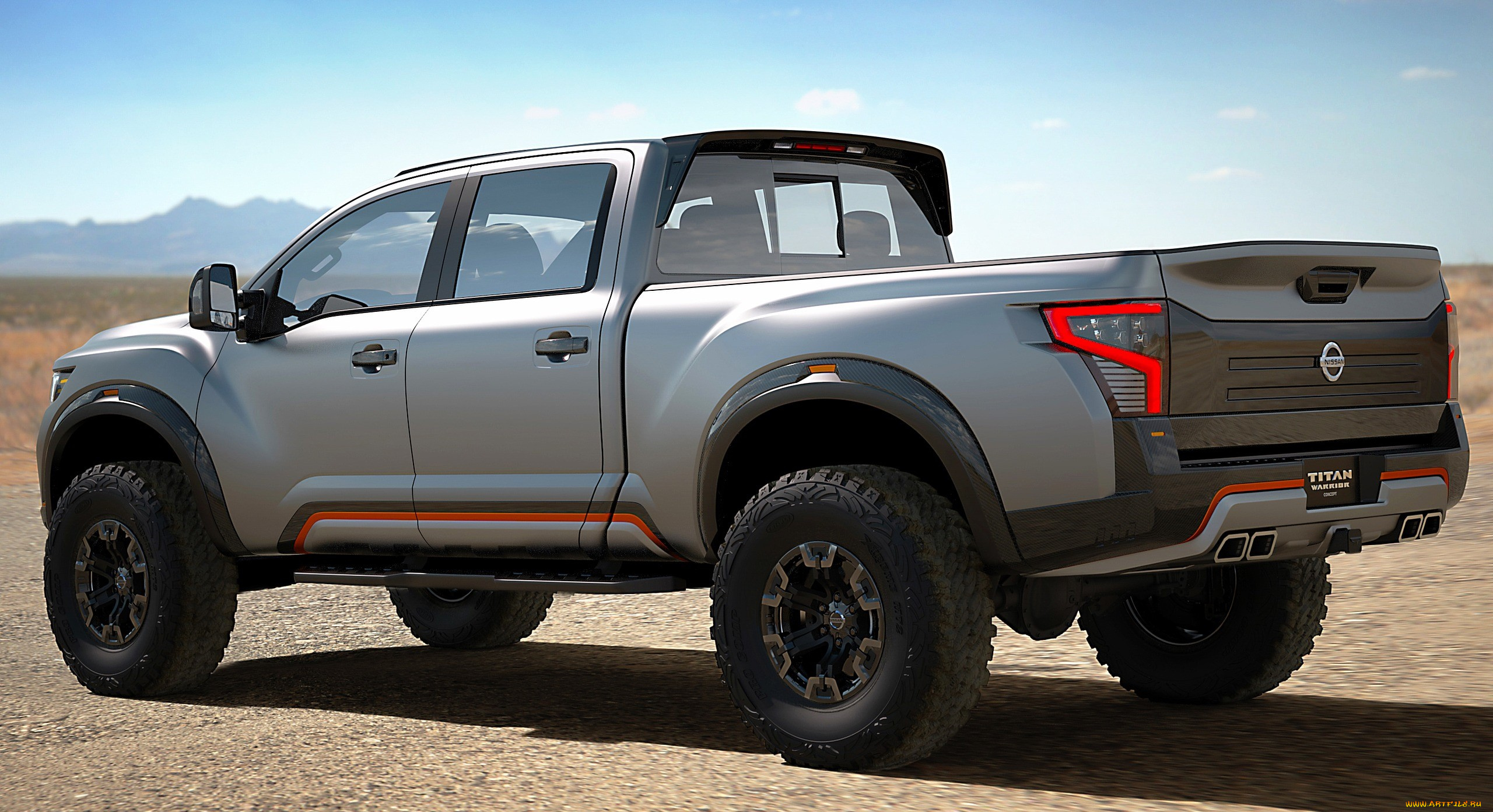 nissan, titan, warrior, concept, 2017, автомобили, 3д, nissan, titan, warrior, concept, 2017