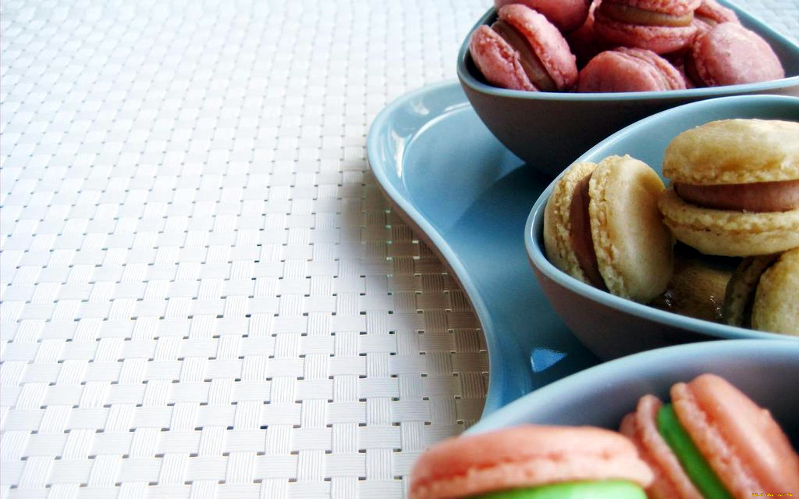 еда, макаруны, лакомство, печенье, ассорти