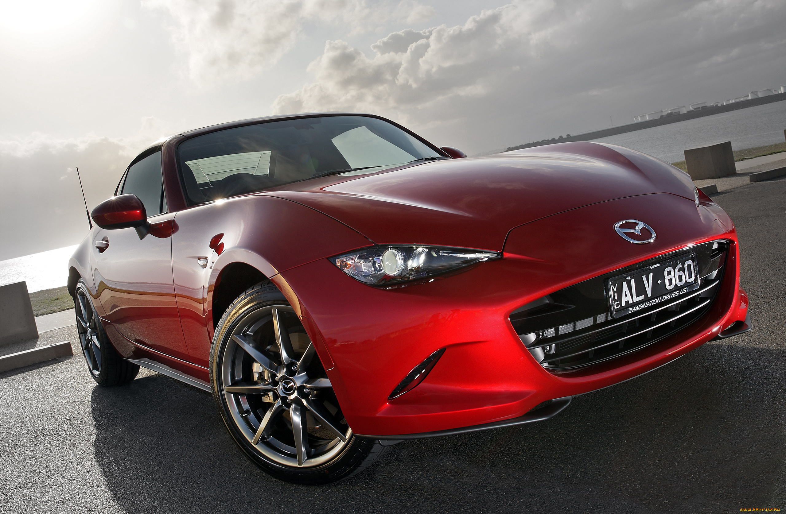 mazda, mx-5, rf-gt, au-spec, 2017, автомобили, mazda, красный, 2017, au-spec, rf-gt, mx-5