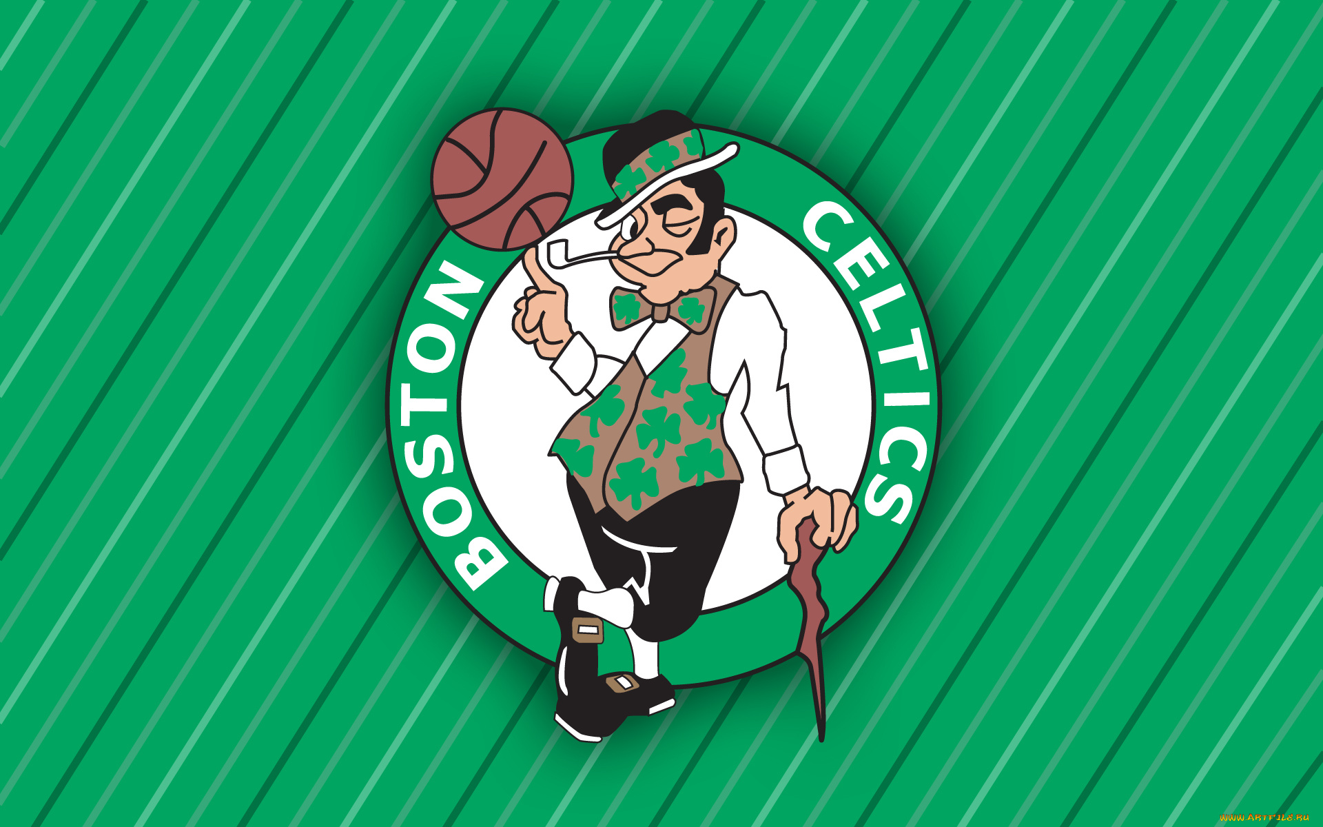 спорт, эмблемы, клубов, boston, celtics