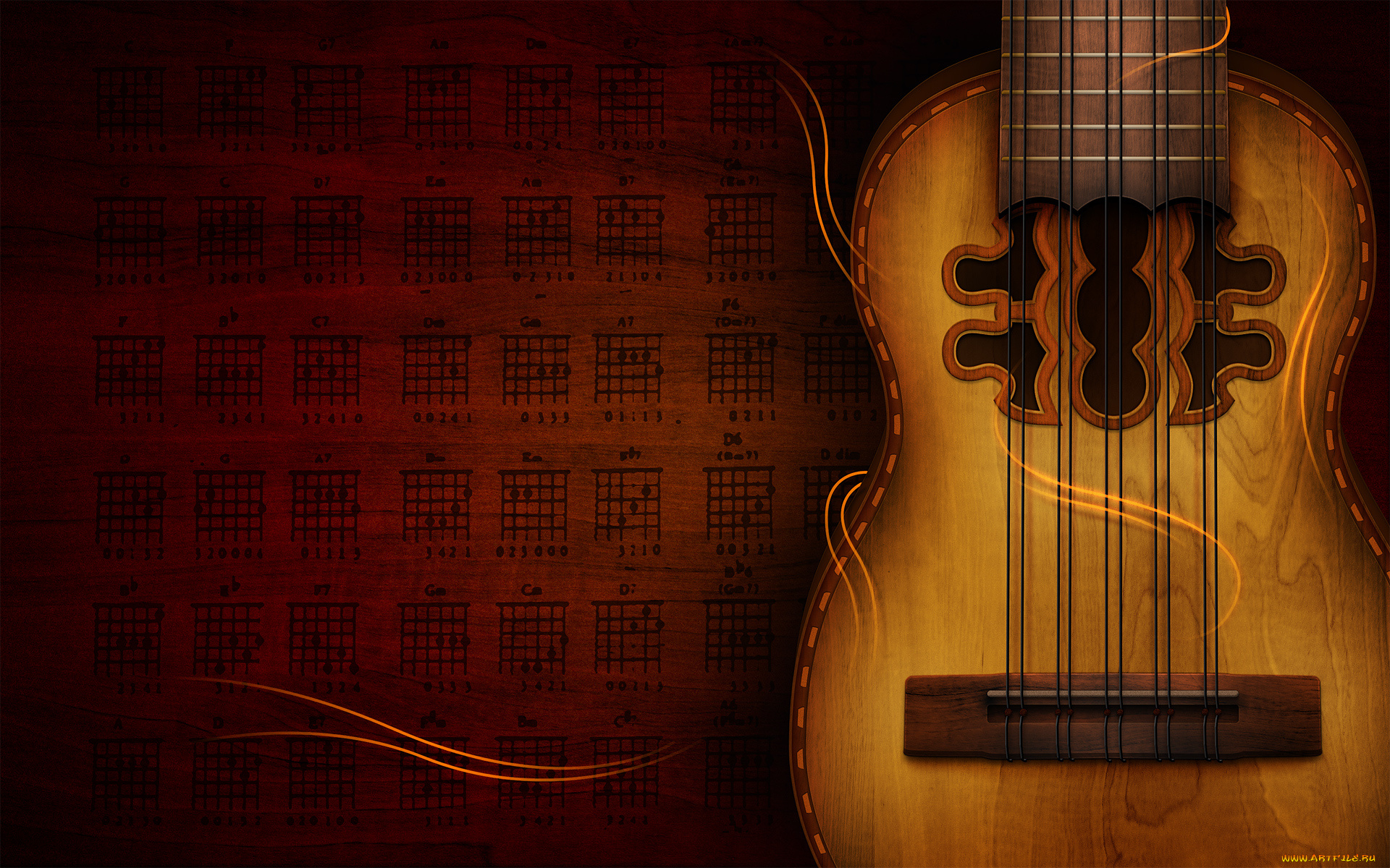 векторная, графика, другое, , other, табулатура, инструмент, гитара