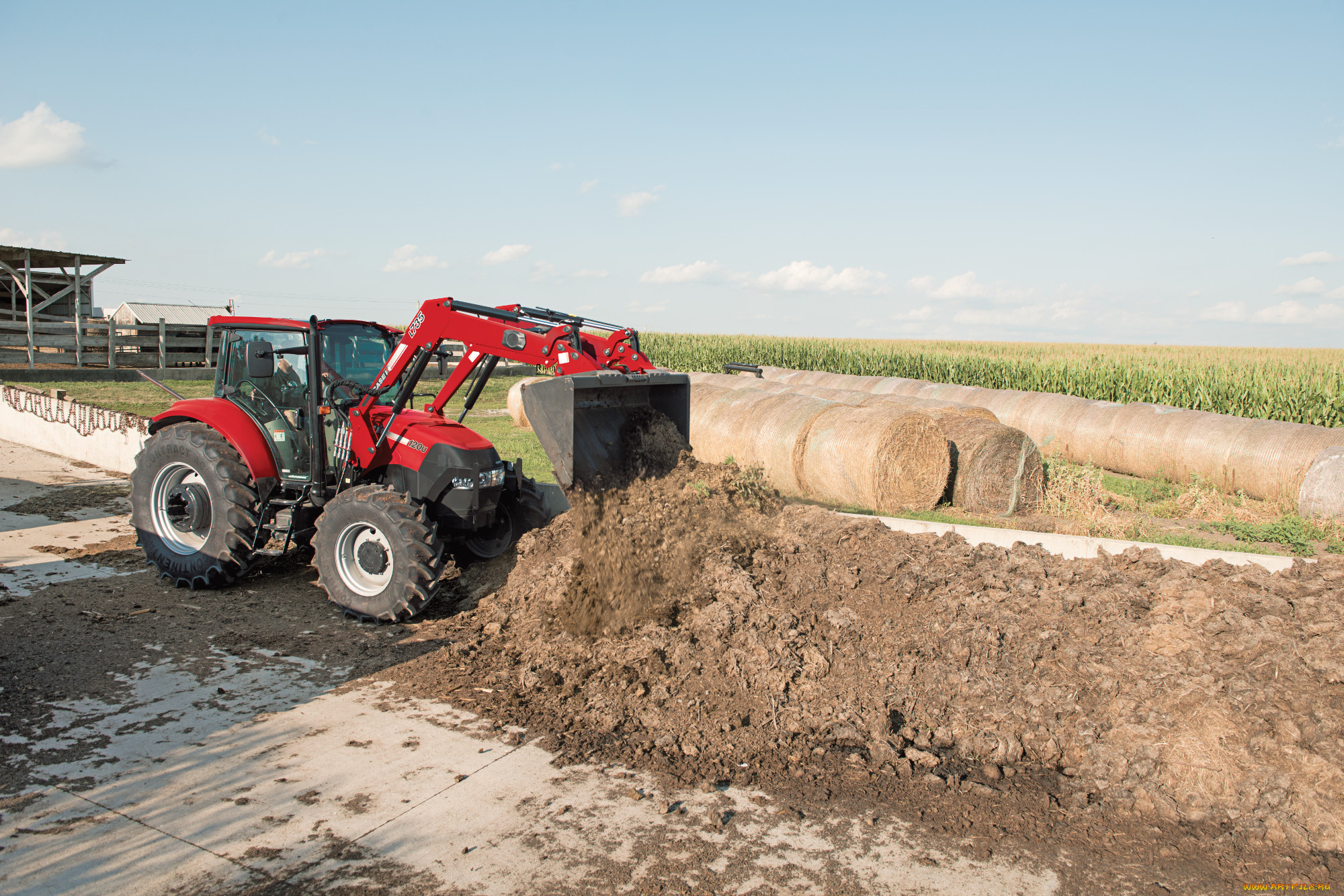 техника, фронтальные, погрузчики, case