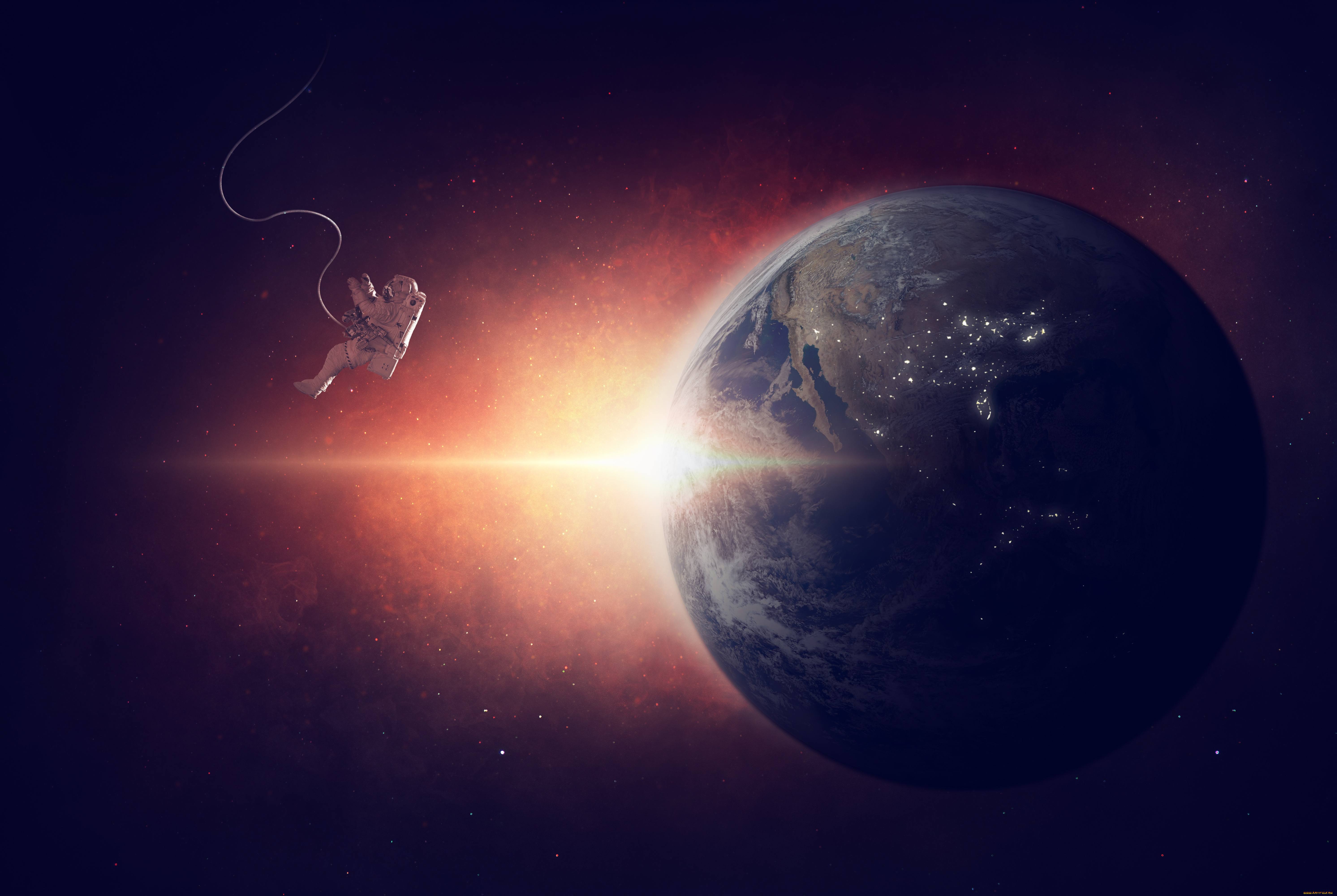 космос, астронавты, космонавты, планета, вселенная, галактики, звезды, земля, космонавт