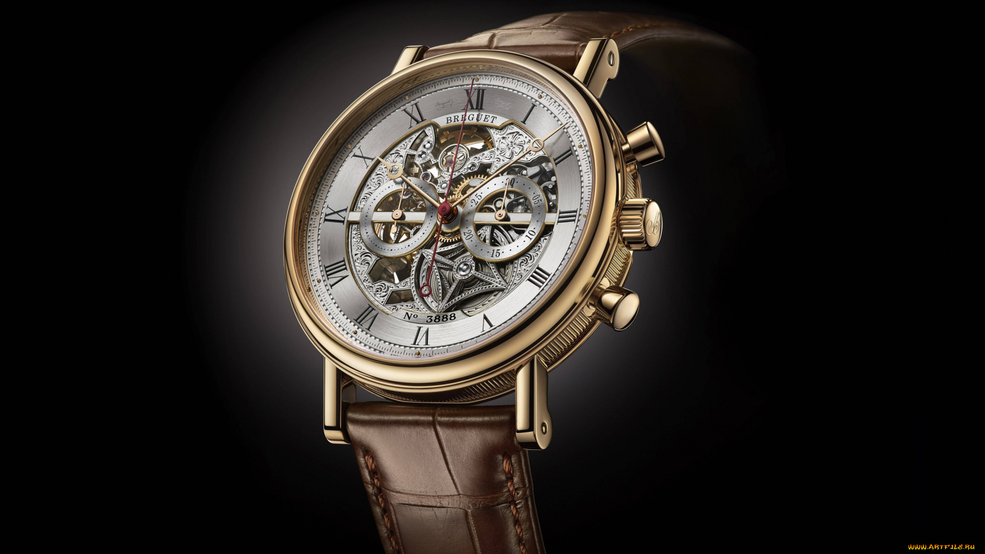 breguet, бренды, -, другое, швейцарские, часы, черный, фон, наручные