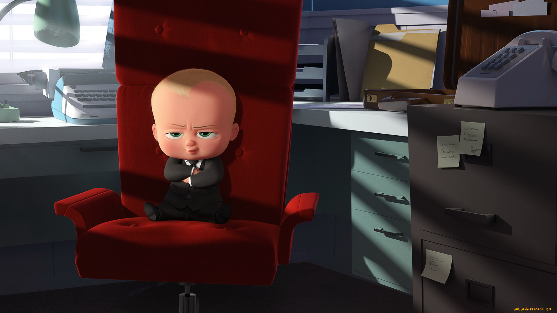 мультфильмы, the, boss, baby, кресло, босс, стол, офис, ребенок