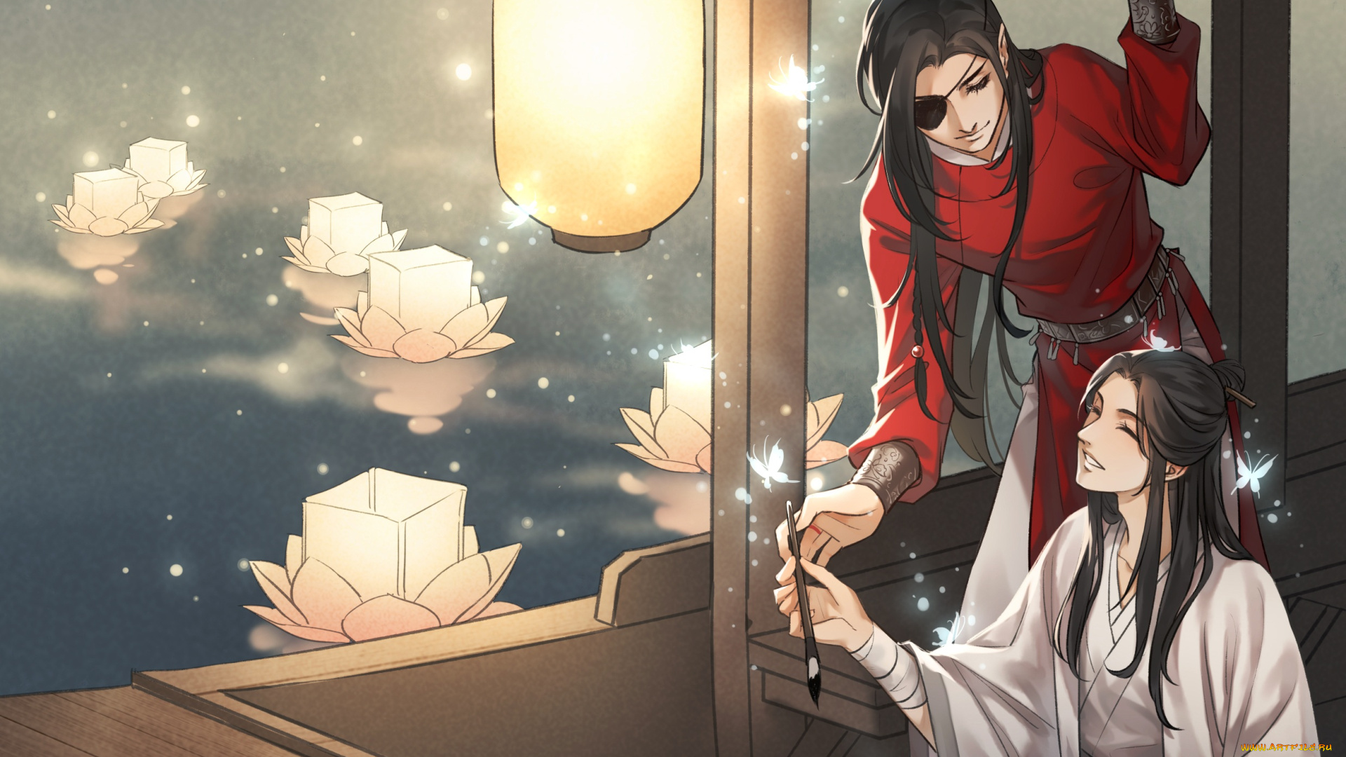 аниме, tian, guan, ci, fu, благословение, небожителей, tian, guan, ci, fu, мосян, тунсю