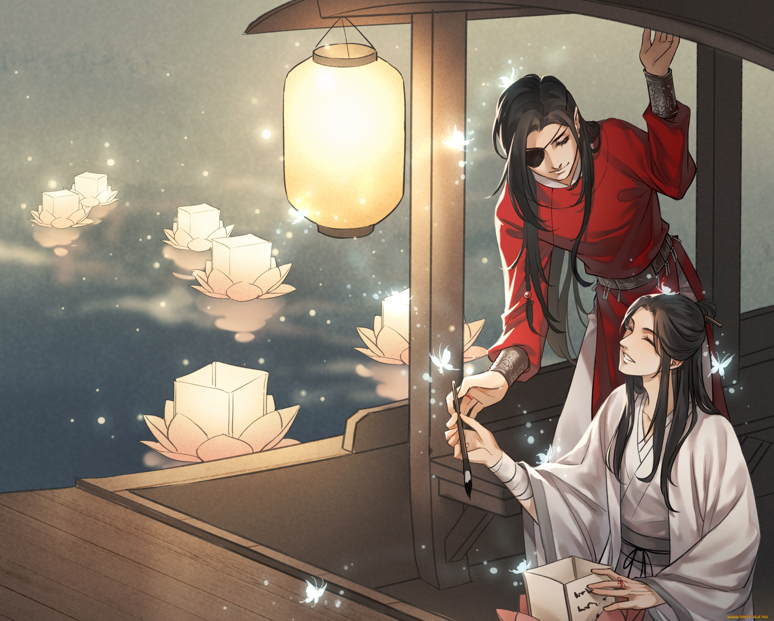 аниме, tian, guan, ci, fu, благословение, небожителей, tian, guan, ci, fu, мосян, тунсю