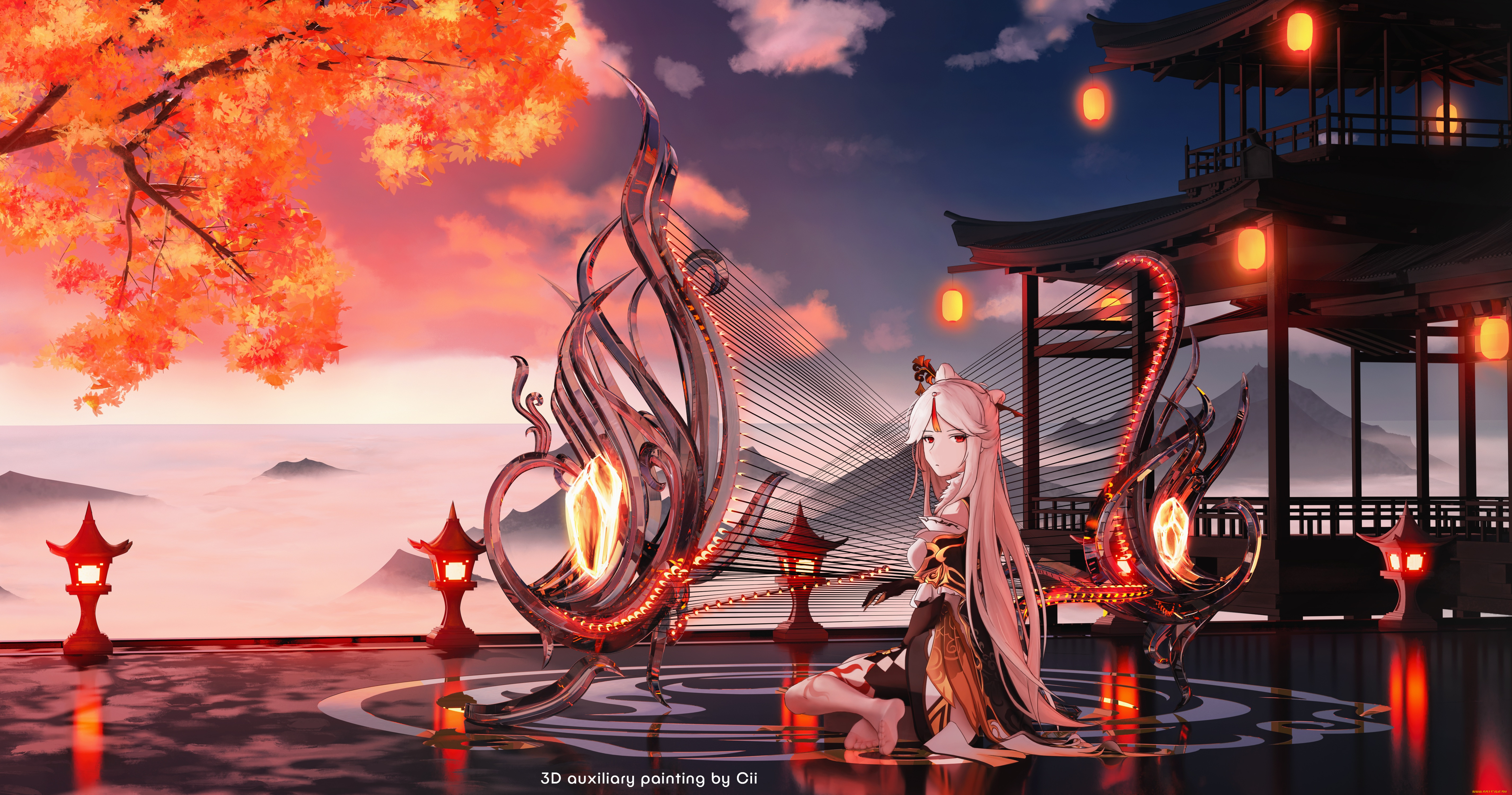 аниме, genshin, impact, genshin, impact