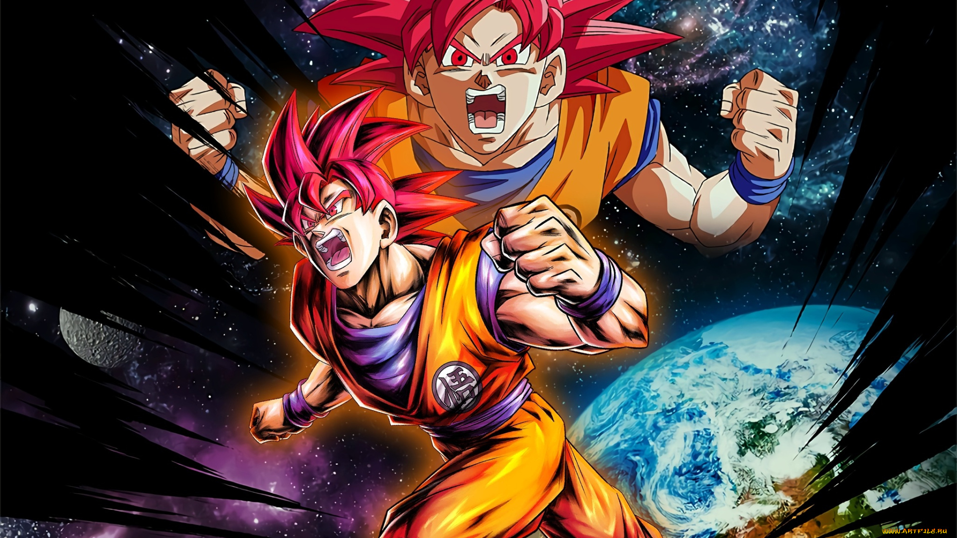 аниме, dragon, ball, драконий, жемчуг