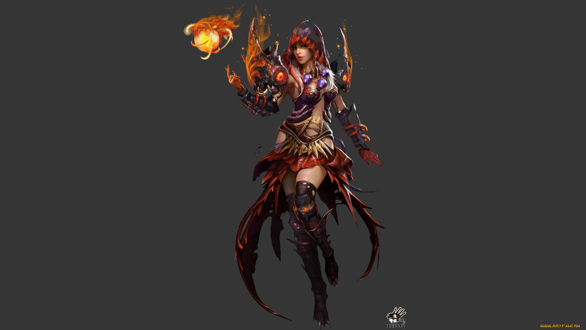 видео, игры, legend, of, the, cryptids, девушка, магия