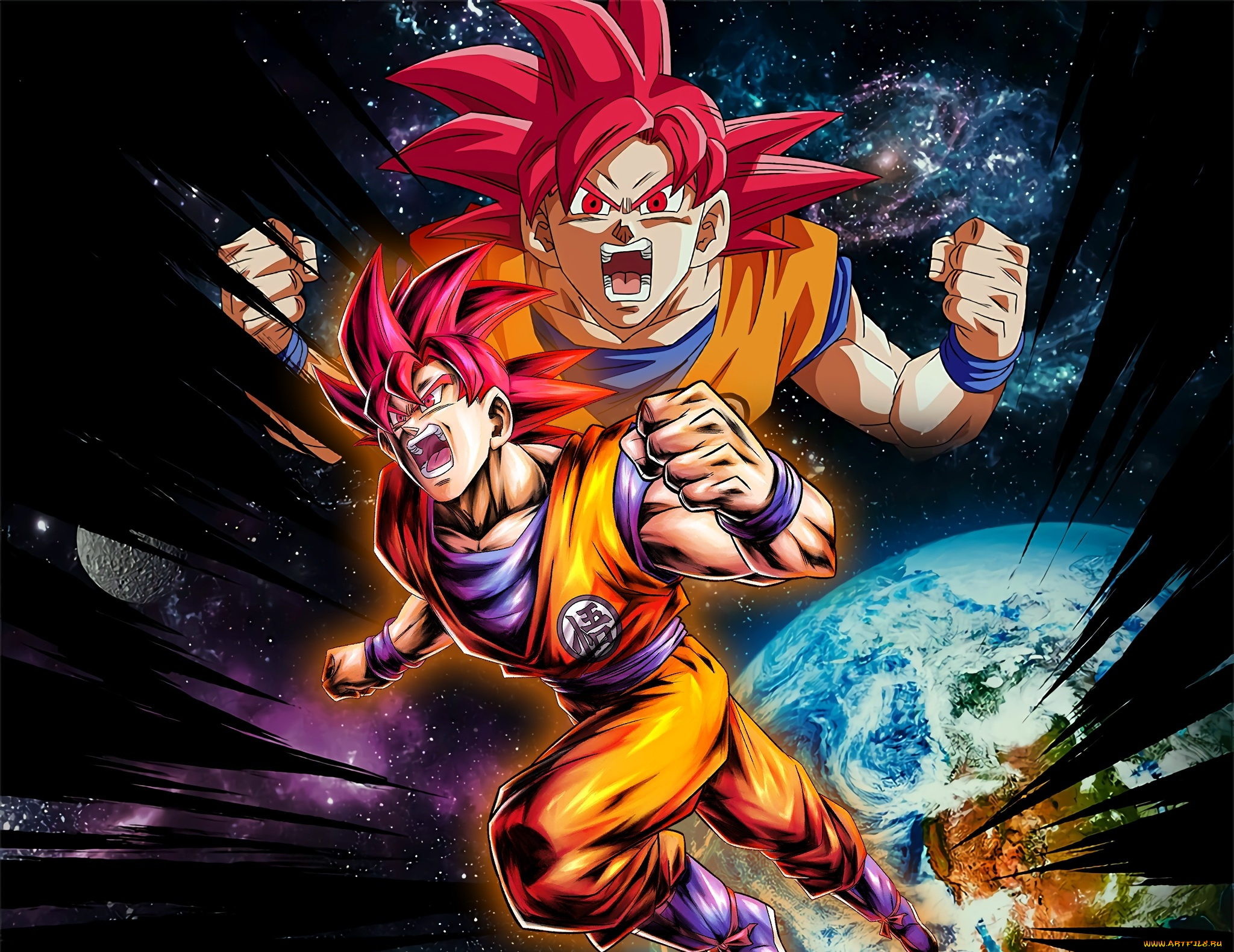 аниме, dragon, ball, драконий, жемчуг