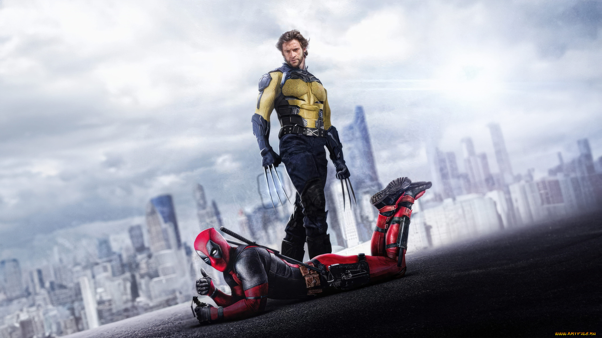 кино, фильмы, deadpool, 3, дэдпул, третья, часть, unbreakable, bonds, wolverine, deadpool, 3, 2024, movies, hugh, jackman, superheroes, artist, artwork, digital, art