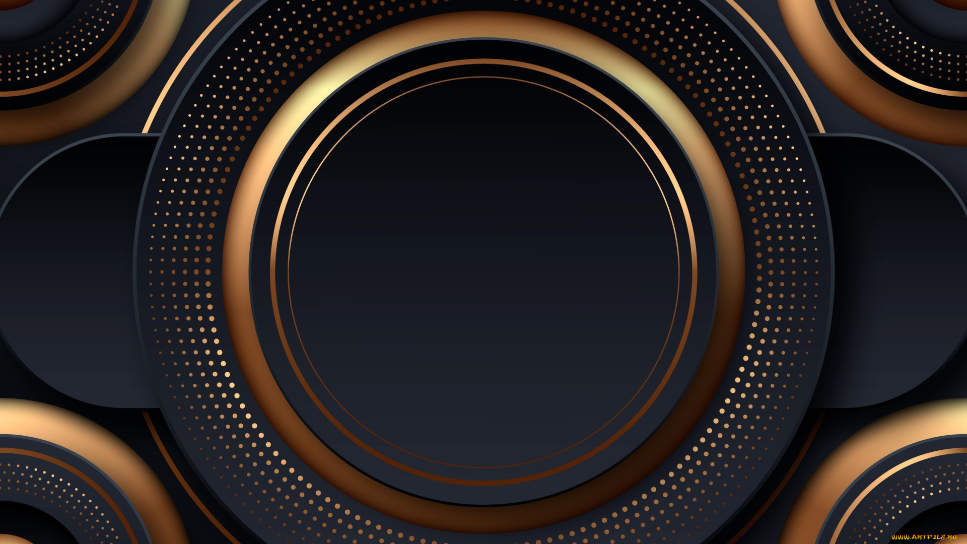 векторная, графика, -графика, , graphics, абстракция, темный, фон, вектор, элементы, черный, позолота