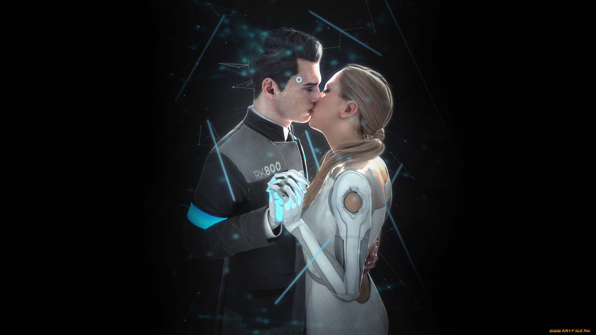 видео, игры, detroit, , become, human, connor, chloe, become, human