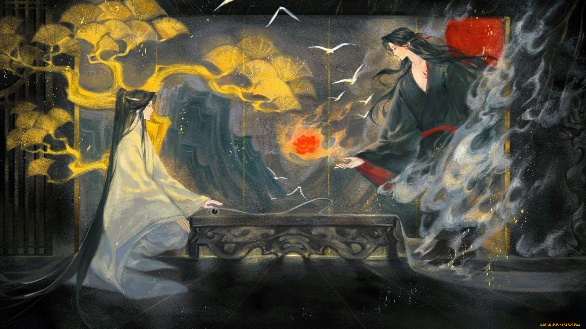 аниме, mo, dao, zu, shi, лань, ванцзи, вэй, усянь