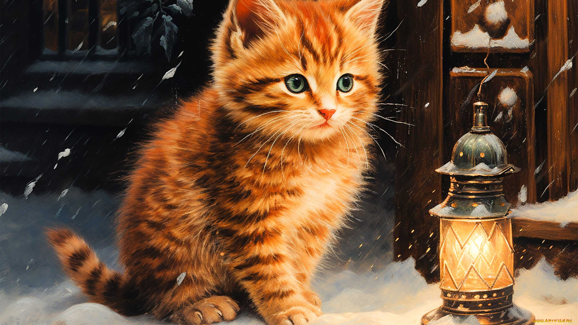 рисованное, животные, , коты, кот, кошка