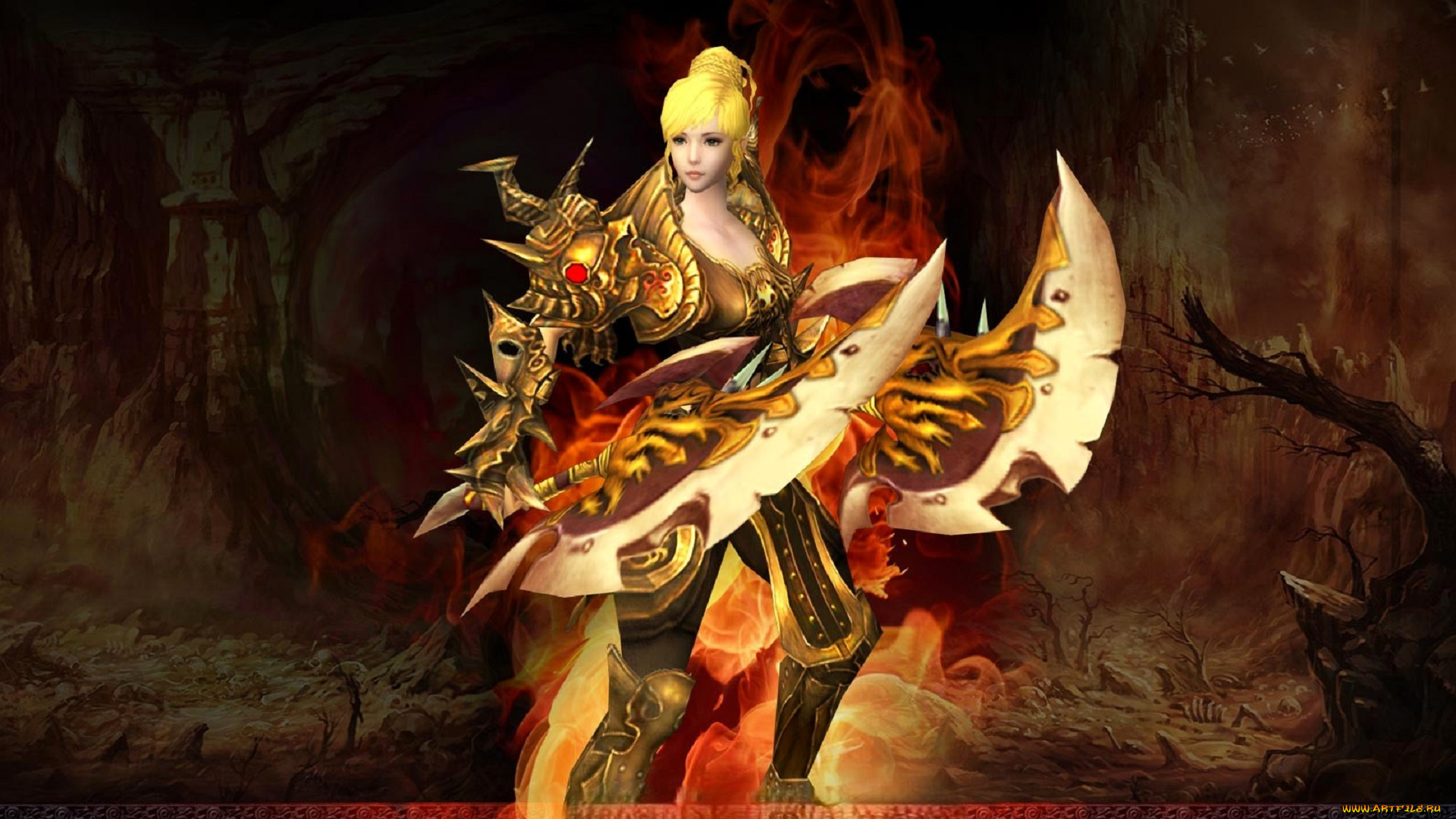 видео, игры, mummy, online, девушка, оружие, пещера