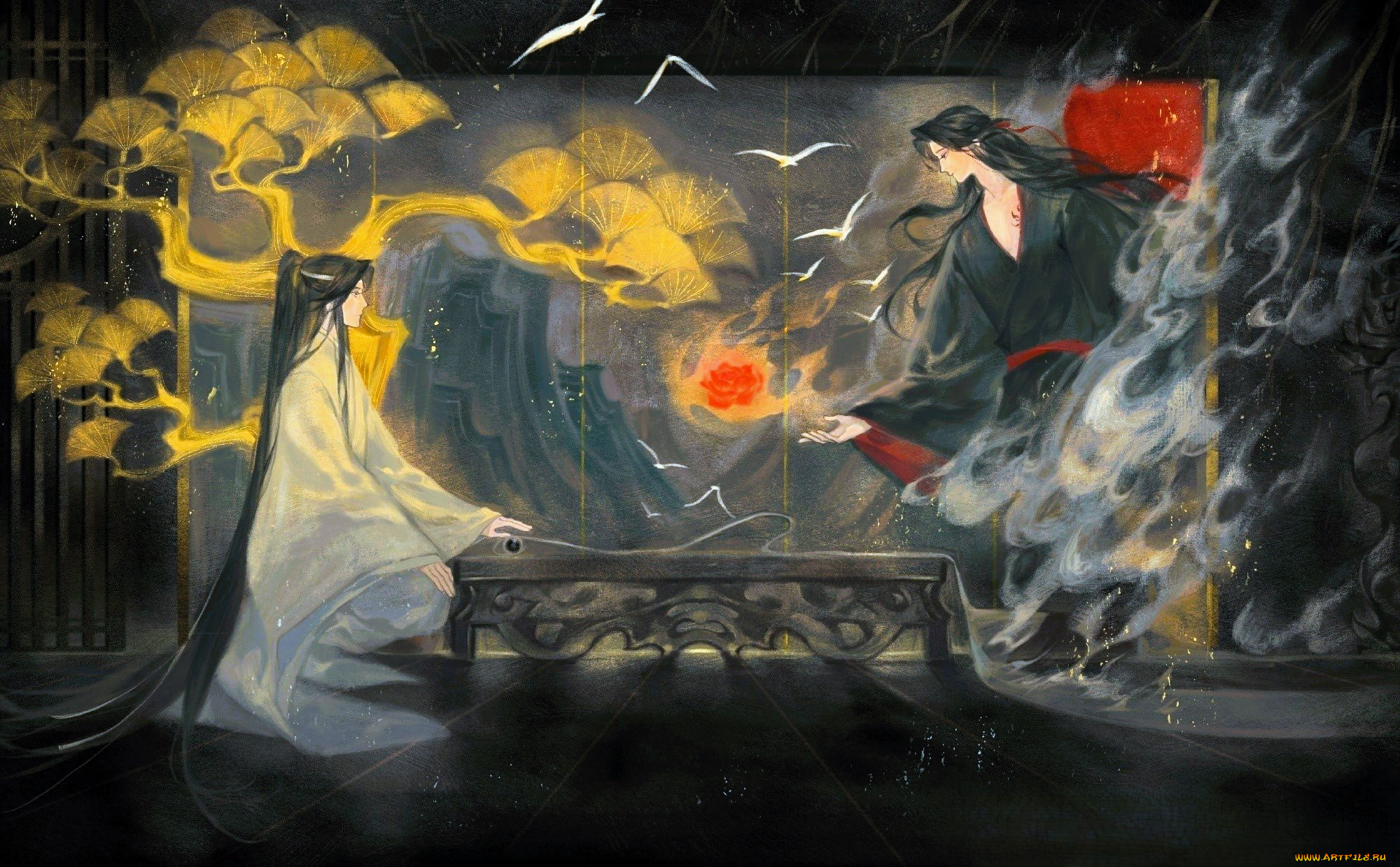 аниме, mo, dao, zu, shi, лань, ванцзи, вэй, усянь