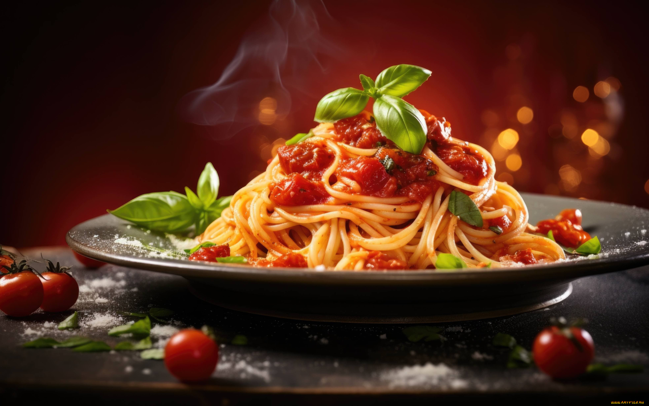 3д, графика, еда-, food, макароны, паста, спагетти, соус