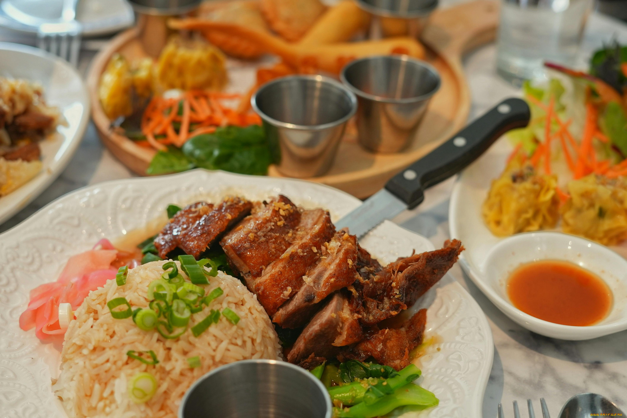 еда, мясные, блюда, рис, мясо, соус