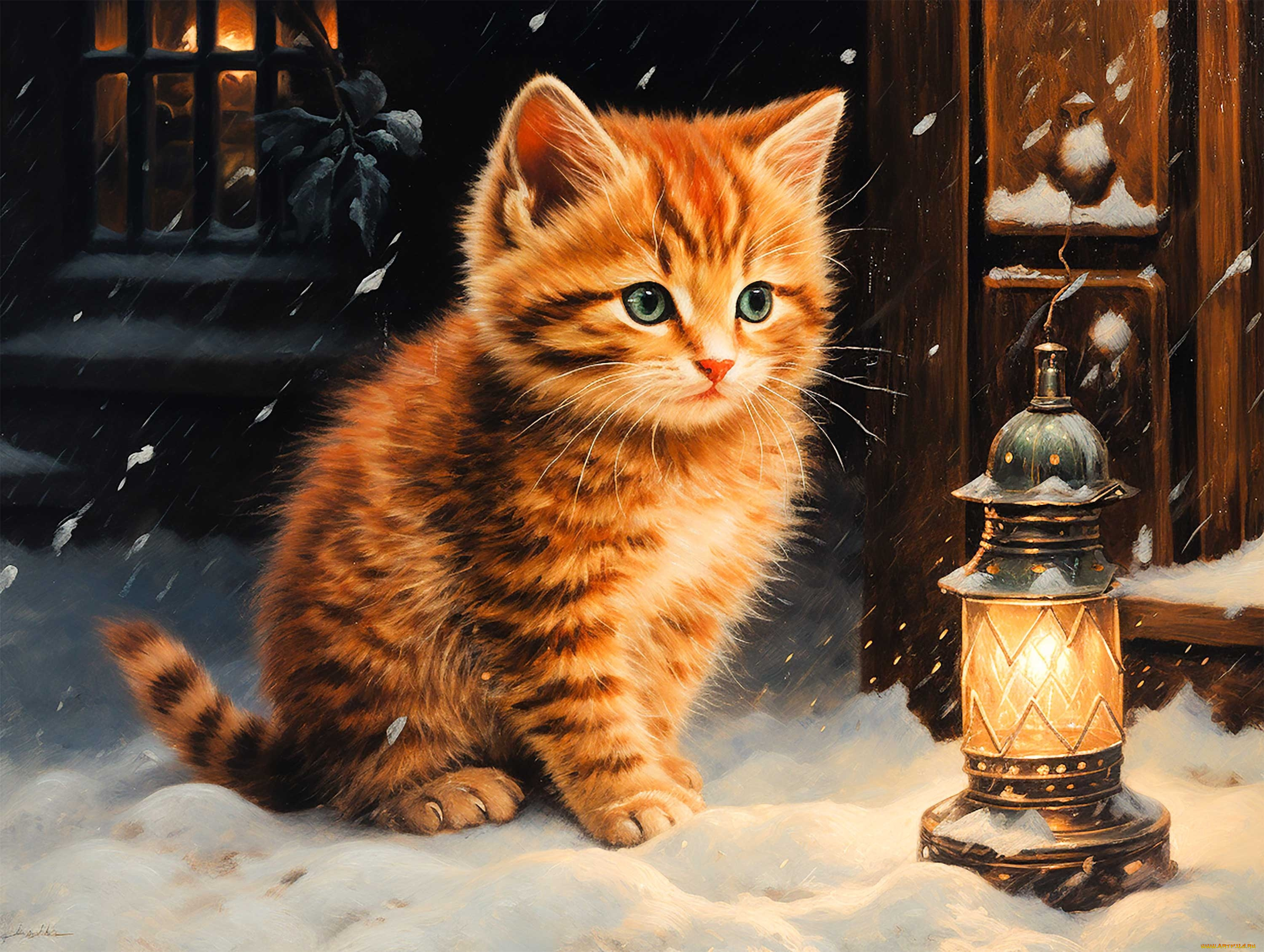 рисованное, животные, , коты, кот, кошка