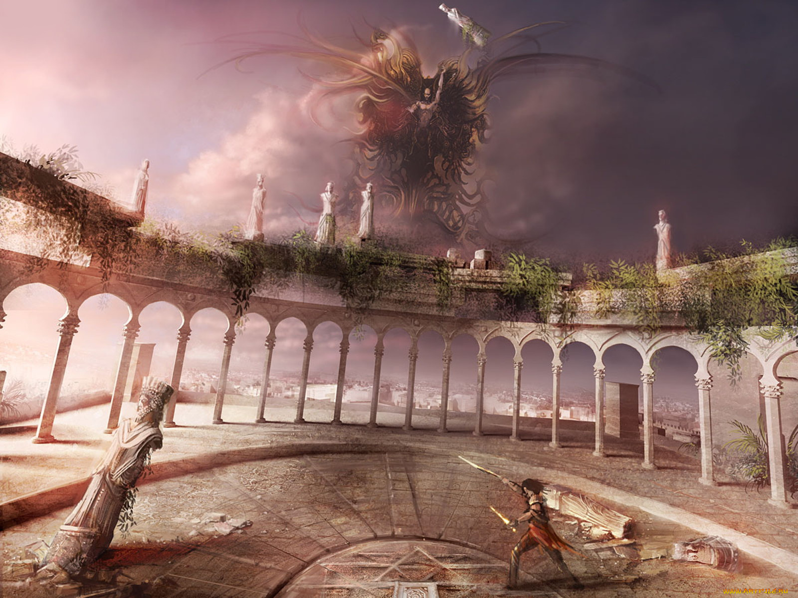 видео, игры, prince, of, persia, the, two, thrones