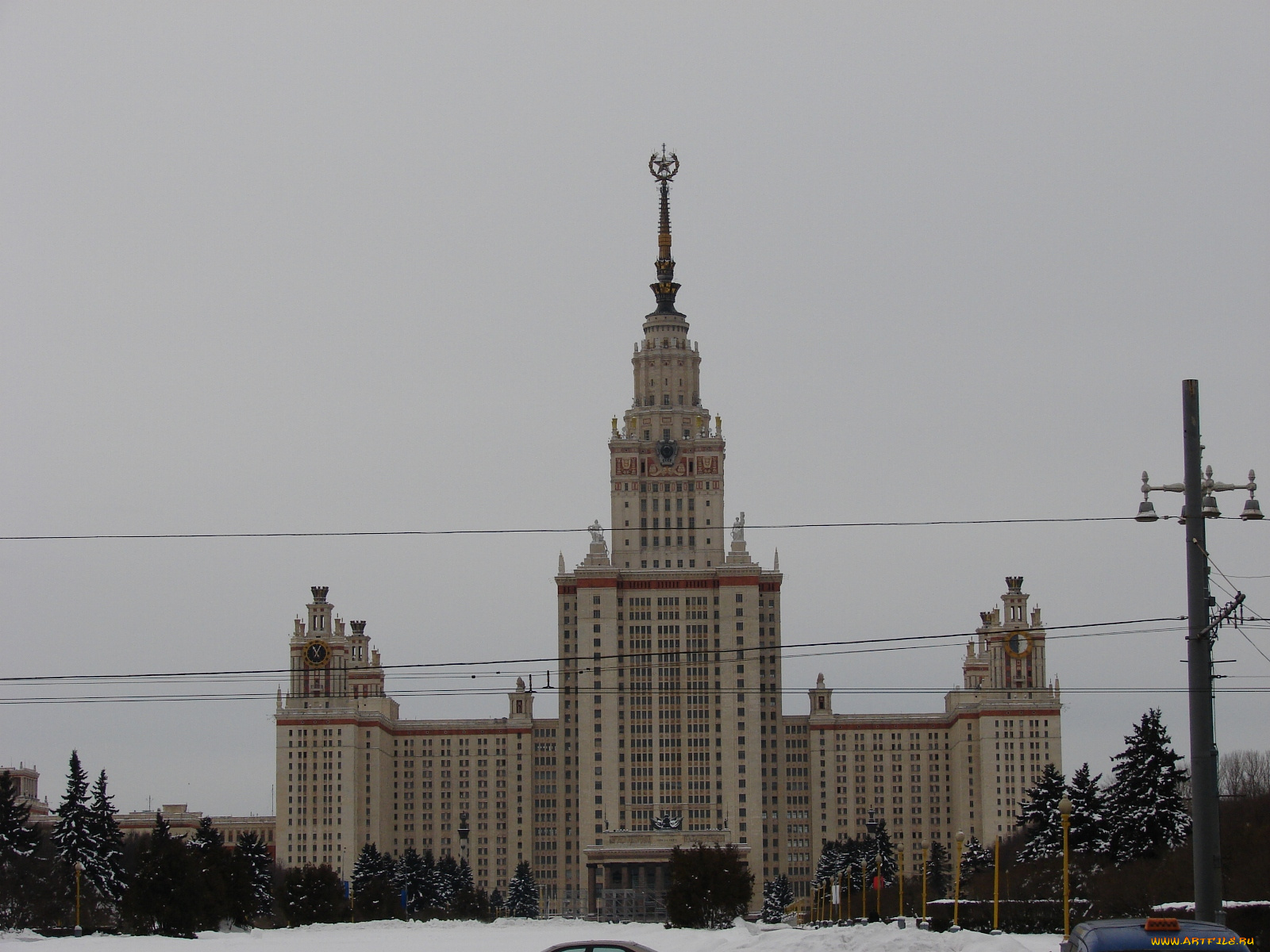 воробьевы, горы, московский, государственный, университет, города, москва, россия