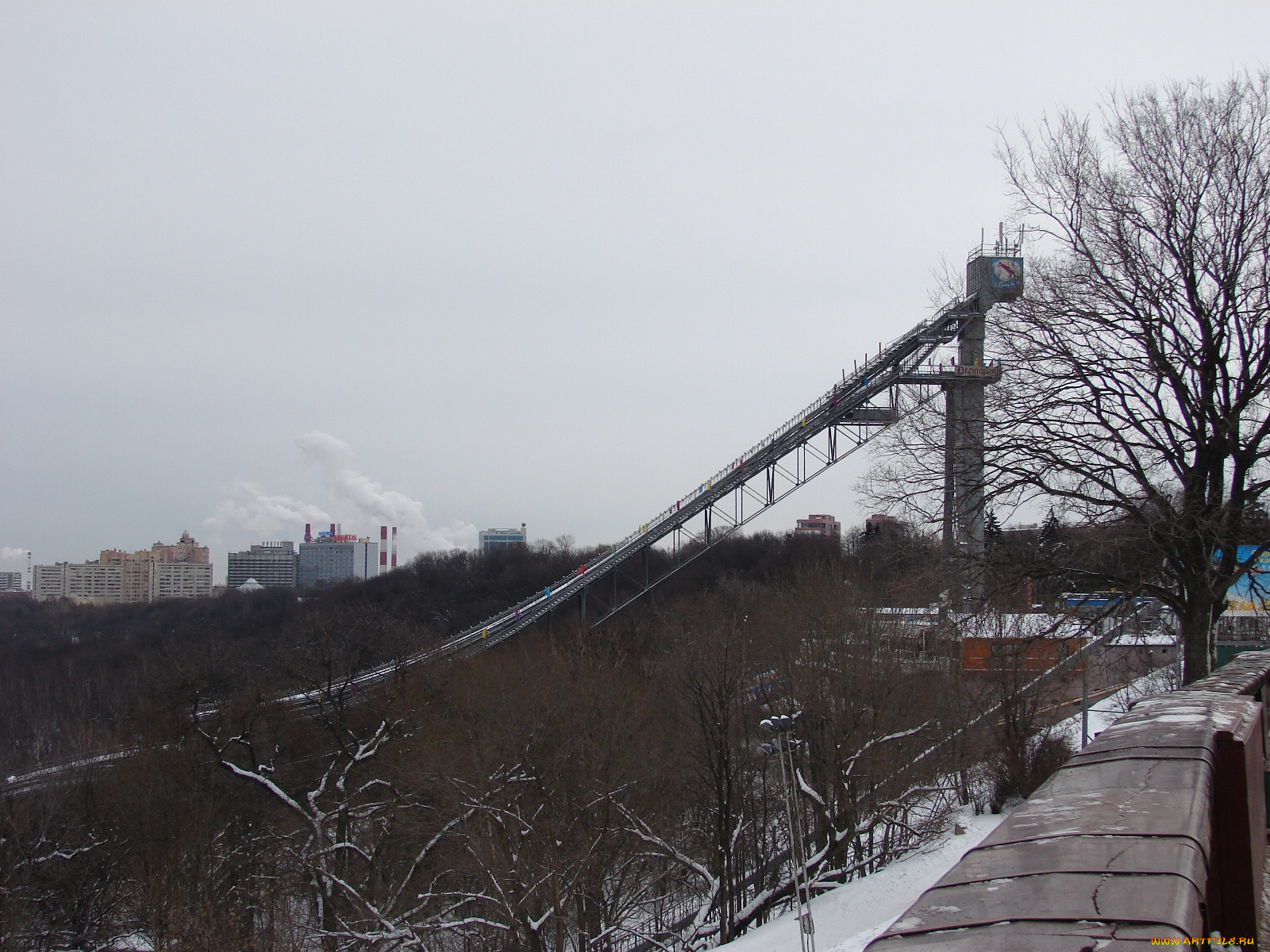 воробьевы, горы, трамплин, города, москва, россия