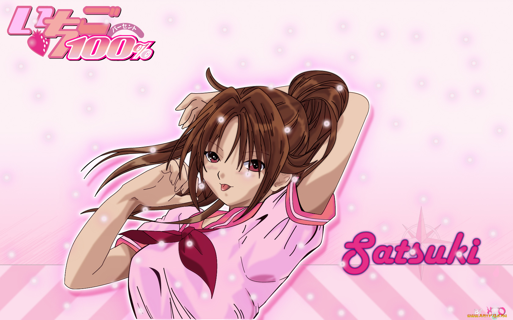 аниме, ichigo, 100%