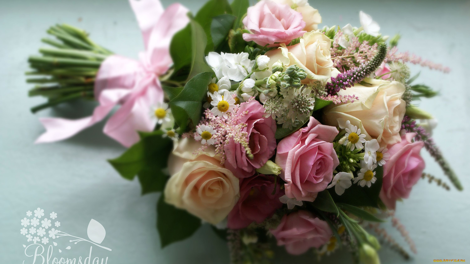 цветы, букеты, композиции, астрантия, розы, ромашки, левкой