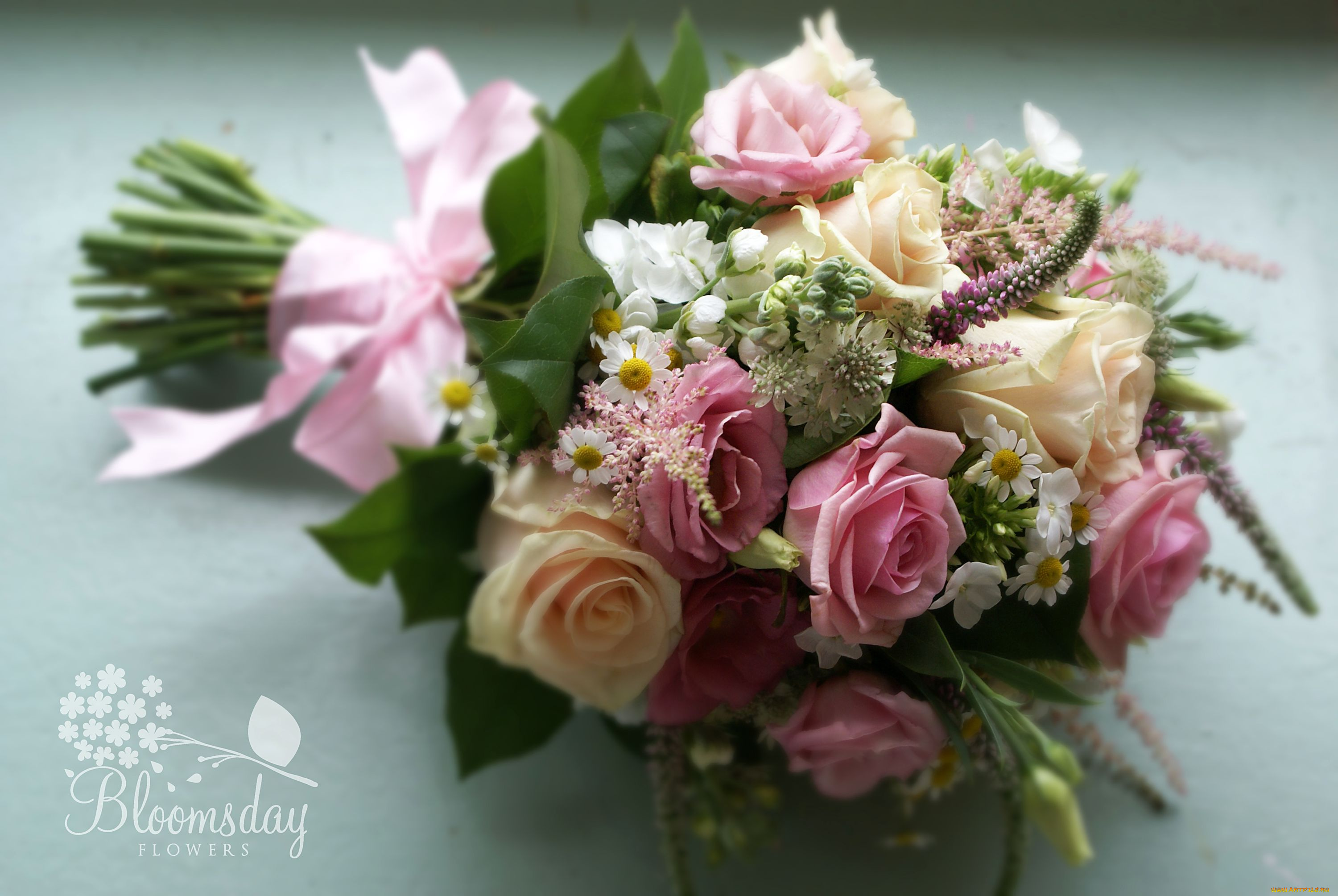 цветы, букеты, композиции, астрантия, розы, ромашки, левкой