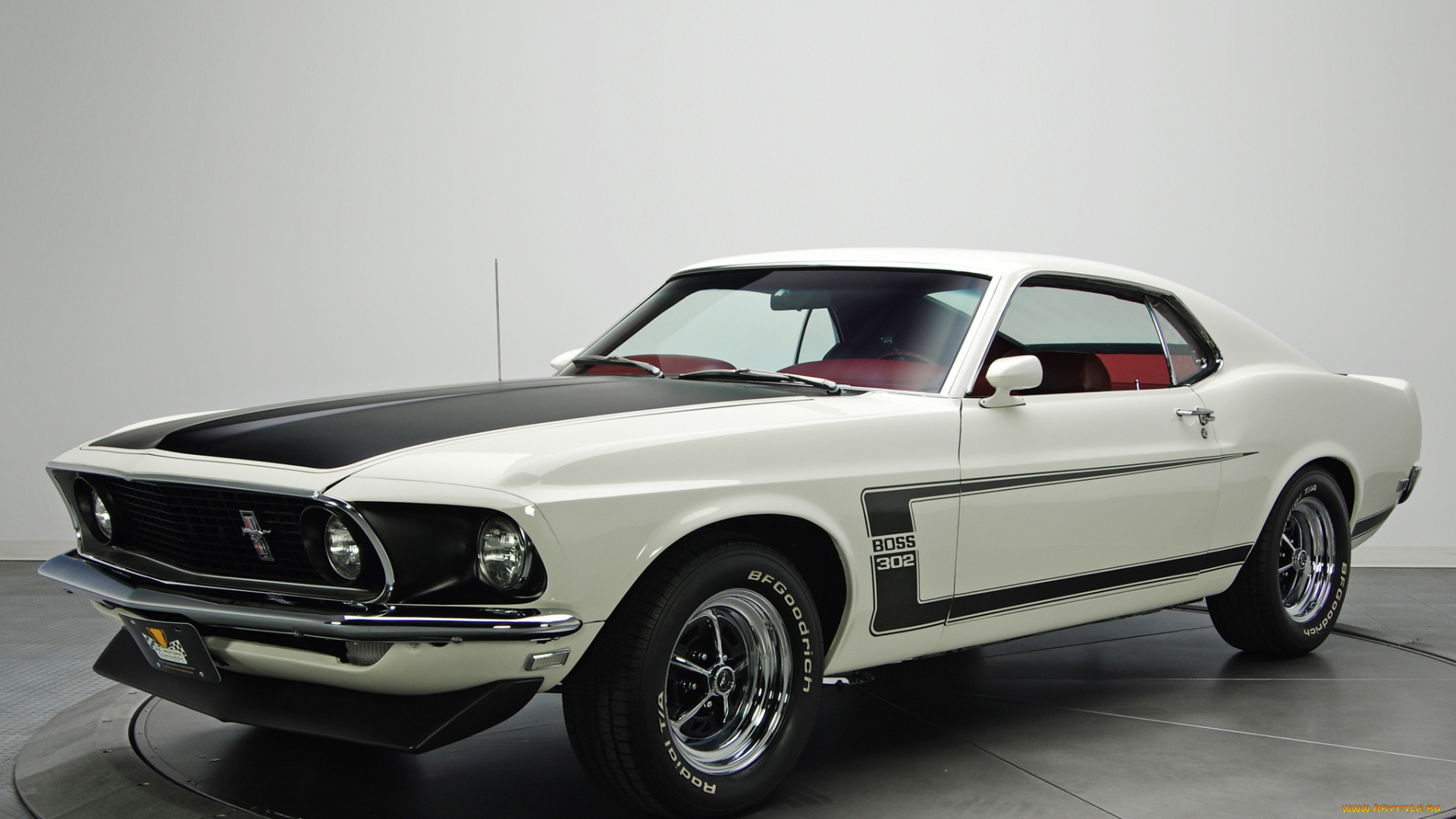 автомобили, mustang, белый, мускул, кар, ford, muscle, car, 1969, 302, boss, мустанг, форд, white