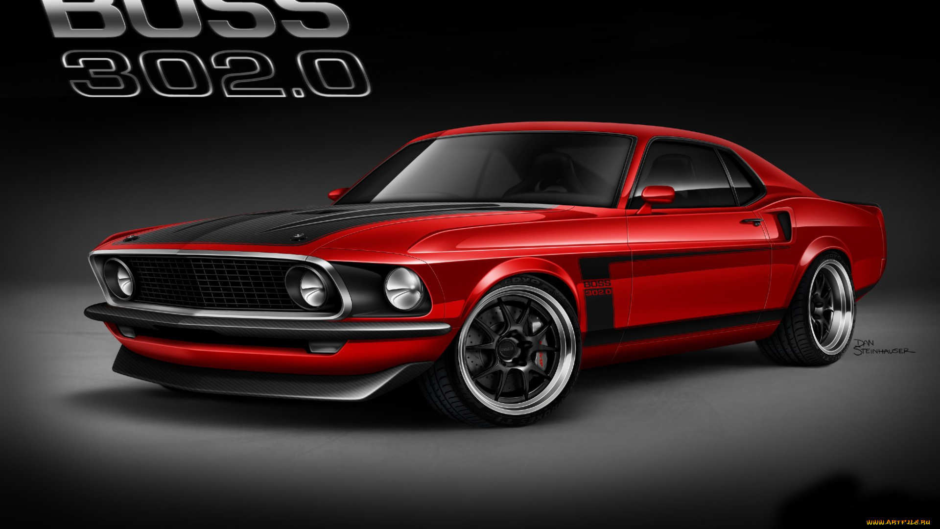 автомобили, векторная, графика, v8