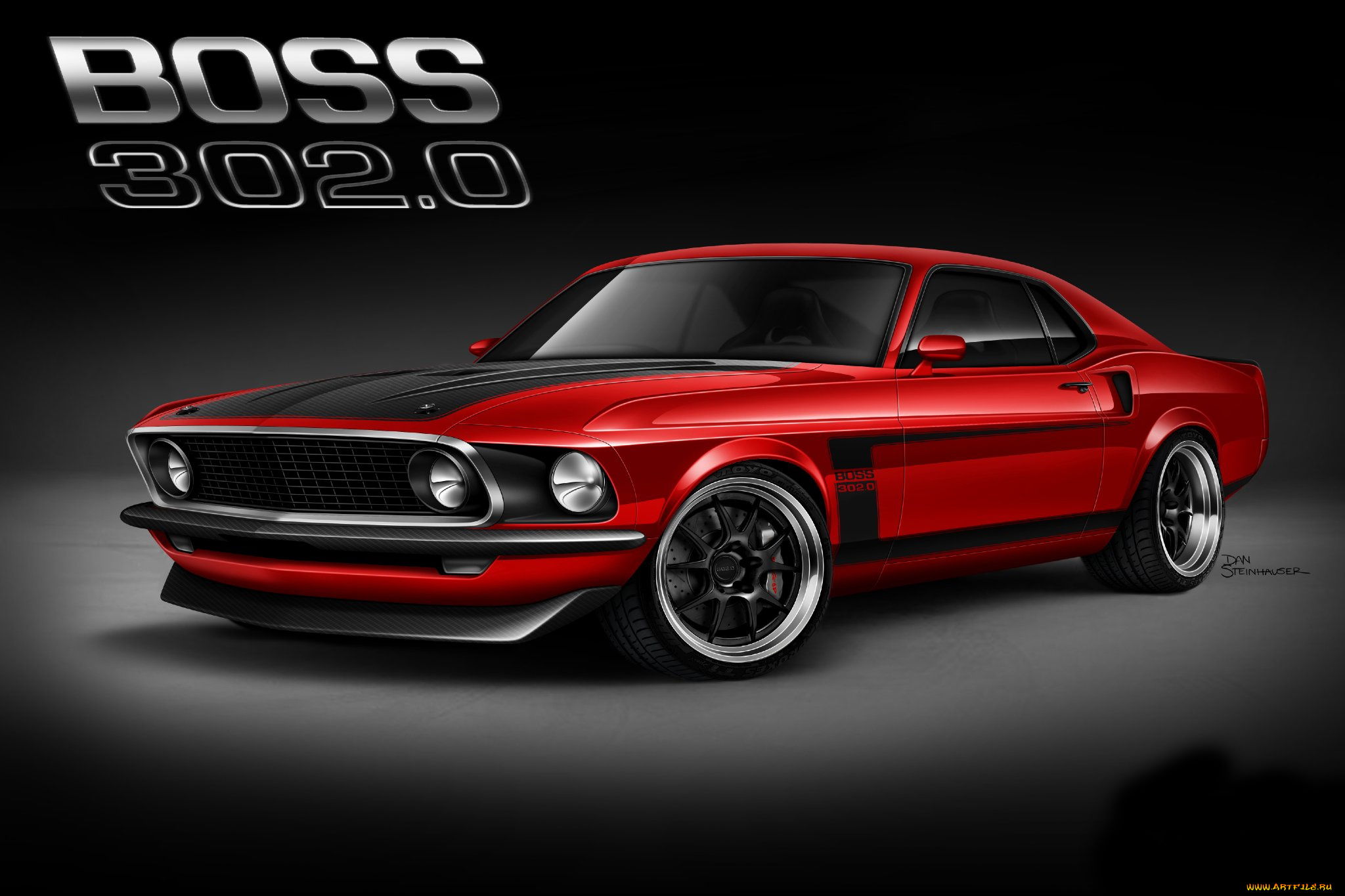 автомобили, векторная, графика, v8