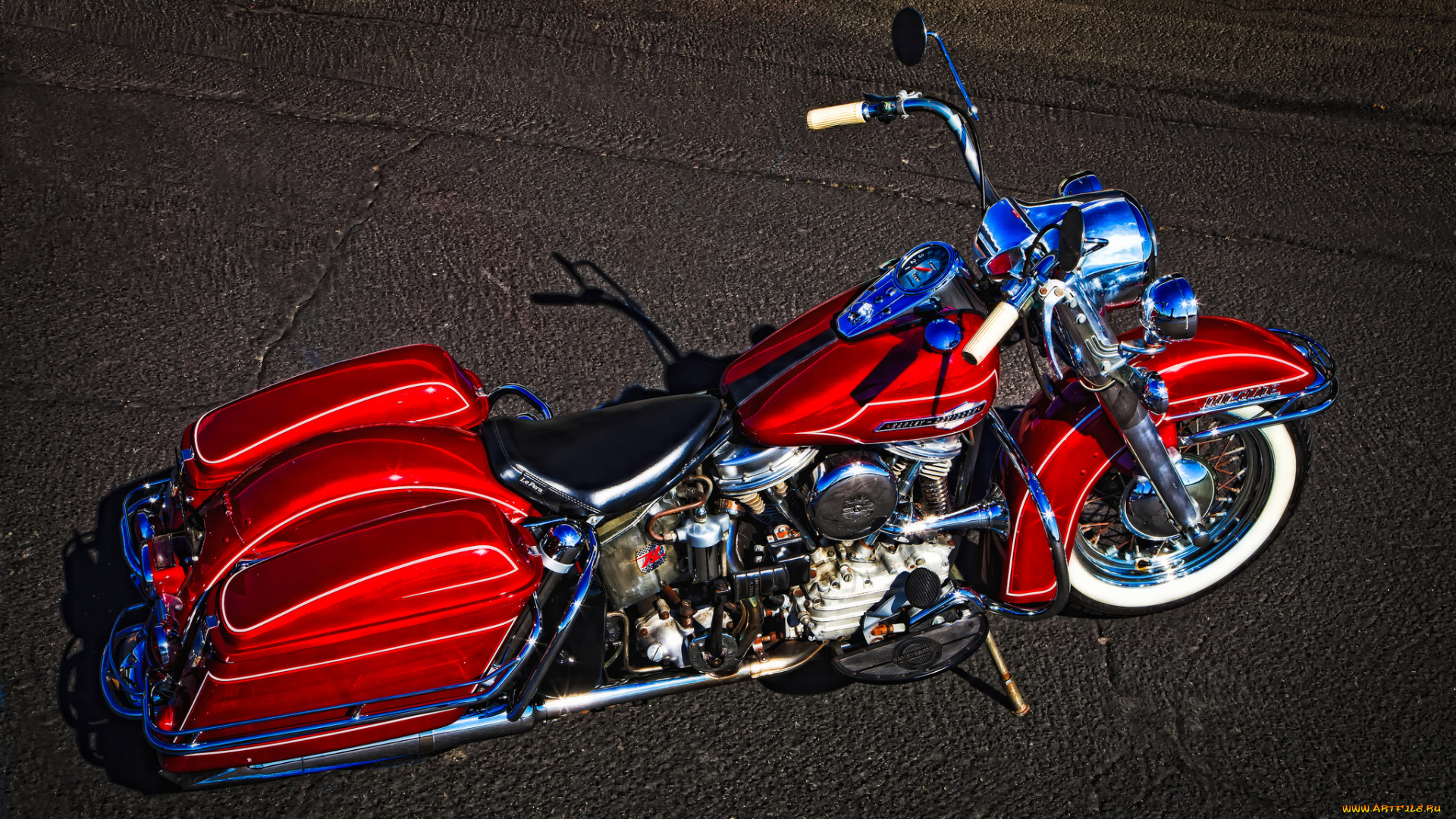 1963, harley, davidson, мотоциклы, harley-davidson, байк, дорожный