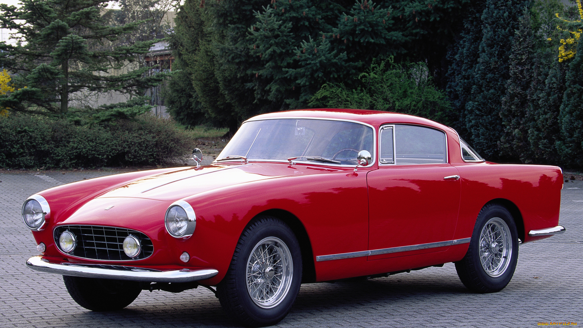 автомобили, ferrari, red, classic