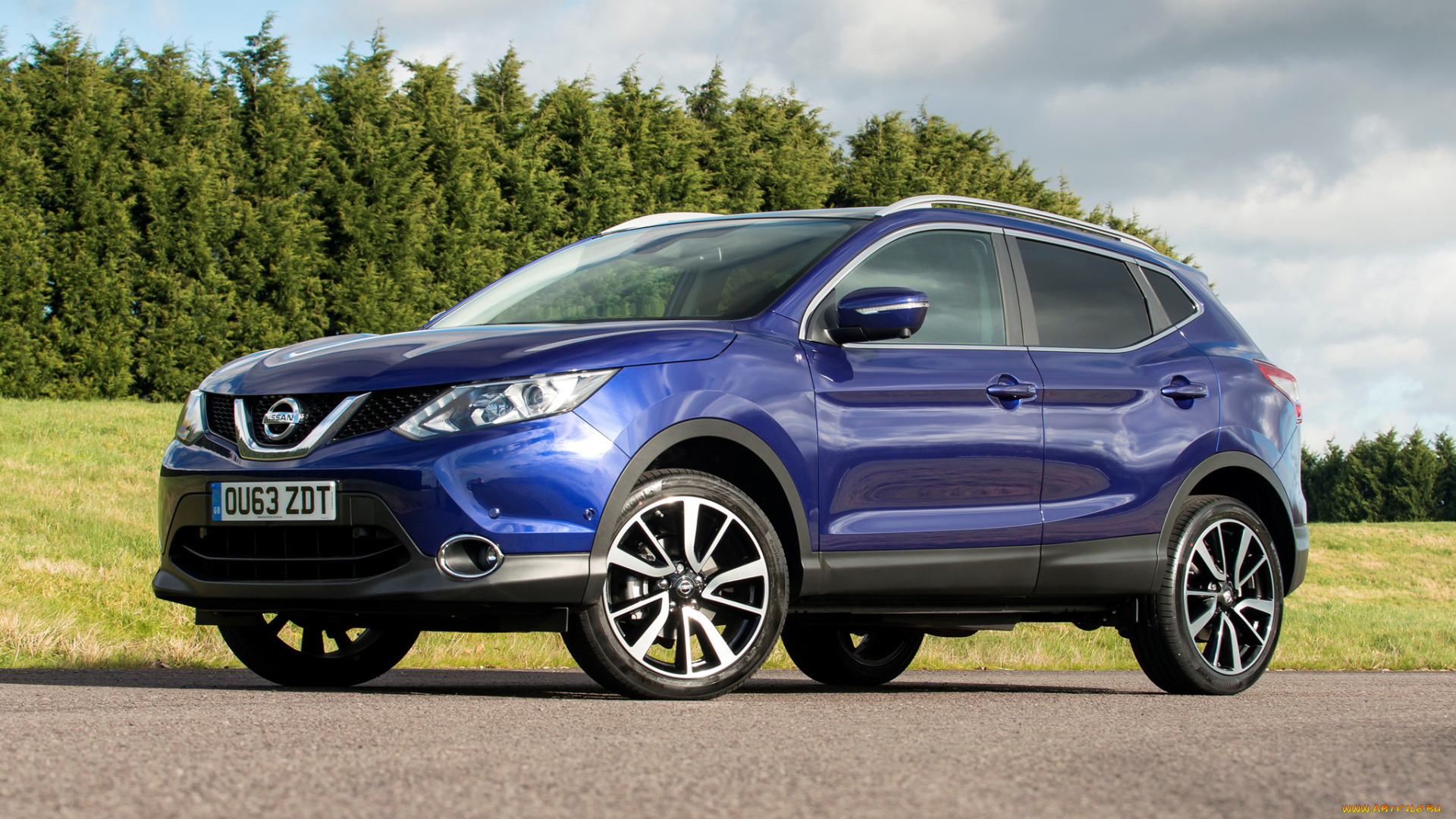 автомобили, nissan, datsun, qashqai, uk-spec, 2014г, синий