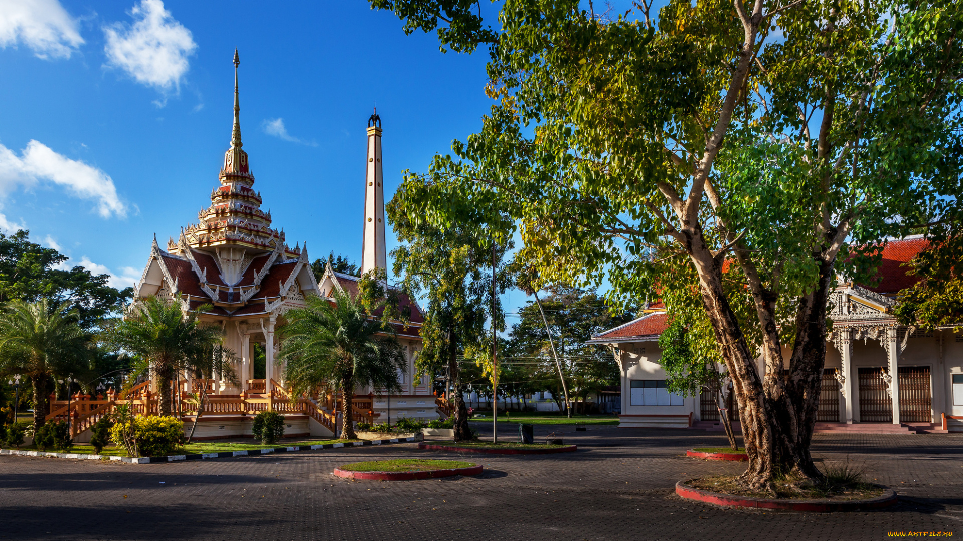 chalong, temple, , phuket, , thailand, города, -, буддистские, и, другие, храмы, буддизм, религия, храм