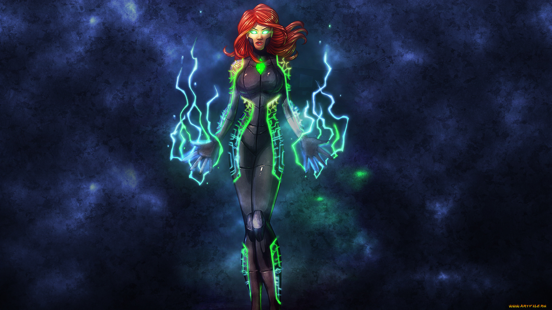 девушка, магия, фэнтези, роботы, , киборги, , механизмы, магия, девушка