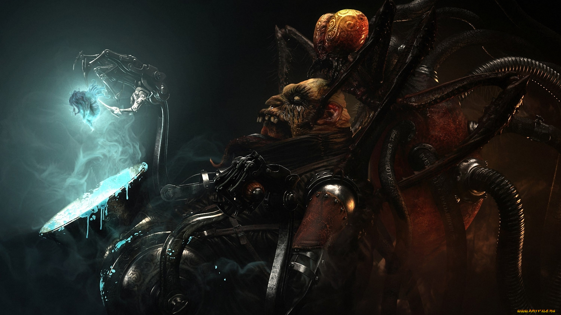 фэнтези, роботы, , киборги, , механизмы, робот, машина, фея, киборг, монстр