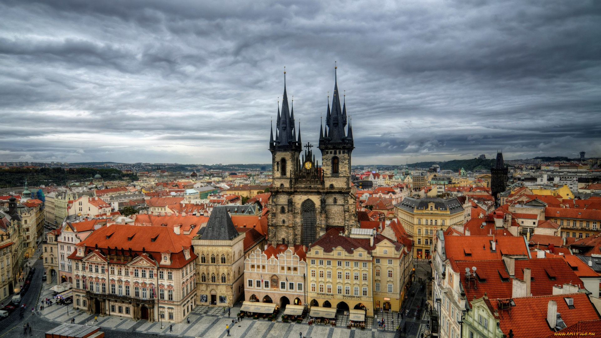 города, прага, , Чехия, город, прага