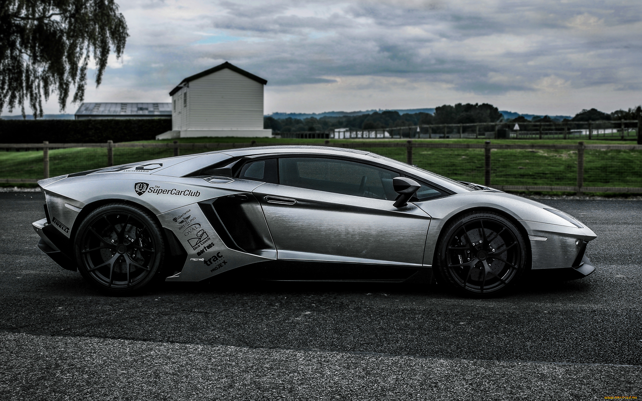 автомобили, lamborghini, aventador, lp, 700-4, серый